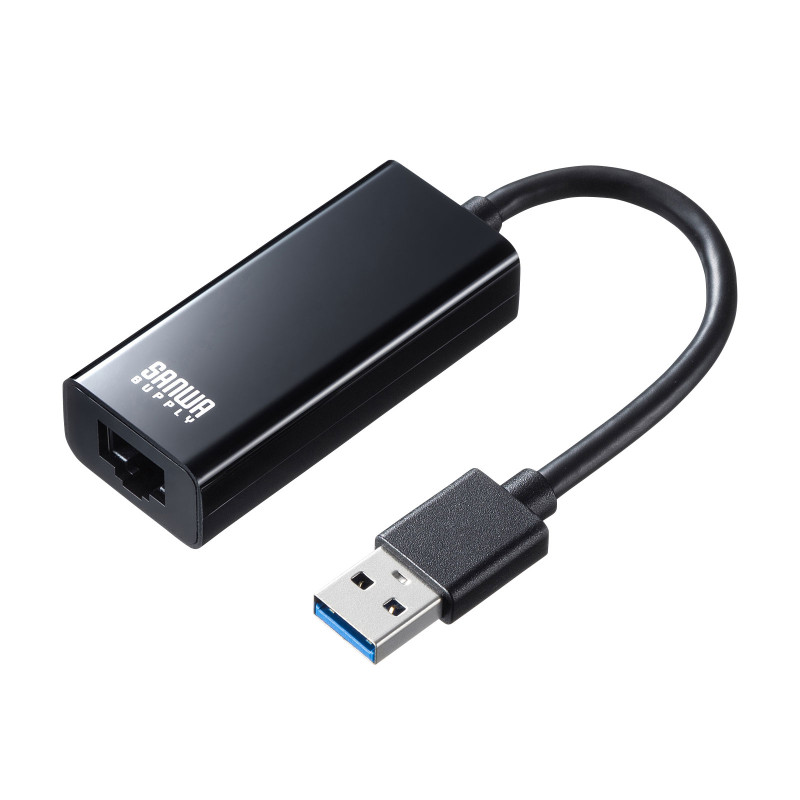 4969887594698 USB3.2-LAN変換アダプタ(ブラック) USB-CVLAN1BKN サンワサプライ