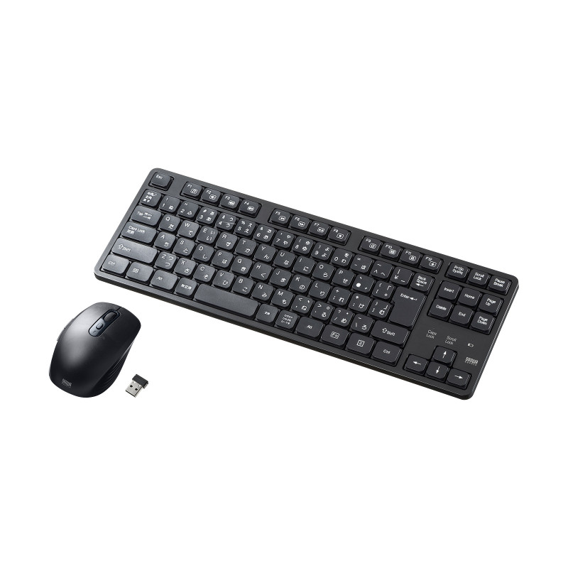 4969887700594 ワイヤレス静音キーボードマウスセット SKB-WL38SETBK サンワサプライ