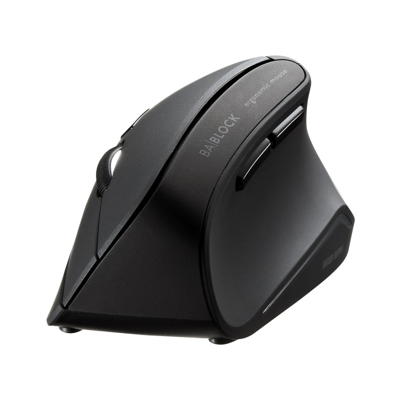 抗菌静音Bluetoothエルゴノミクスマウス MA-ERGBTK11