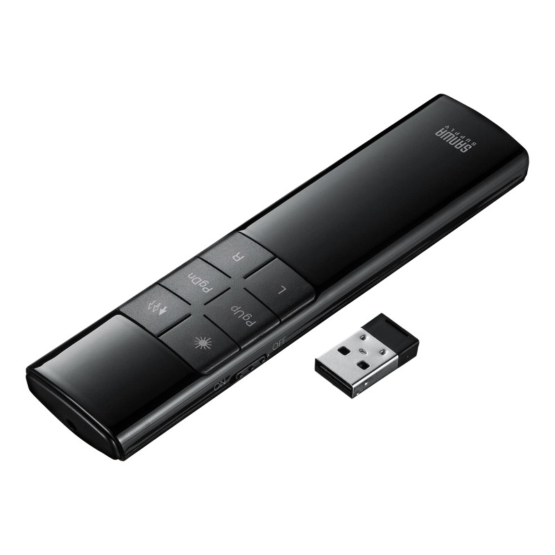 タイマー付きプレゼンテーションマウス MA-WPR14BKN