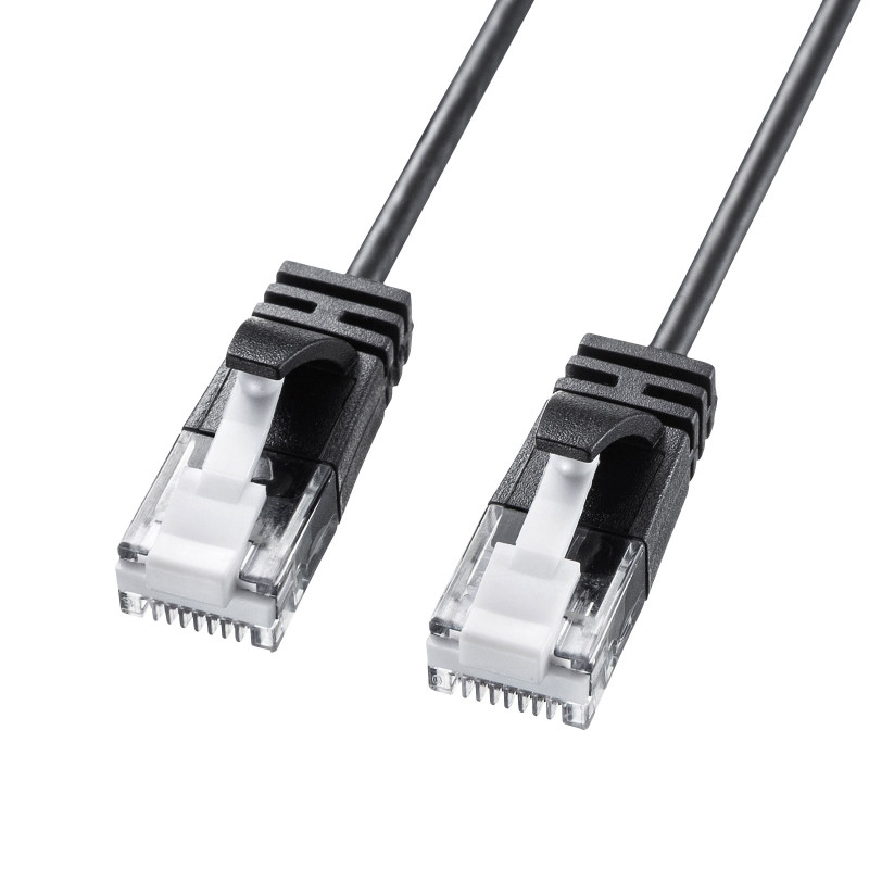 カテゴリ6A極細LANケーブル KB-SL6A-05BK