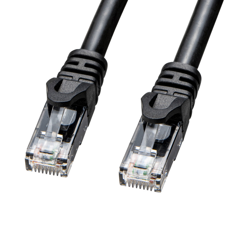 屋外用防水カテゴリ6A LANケーブル KB-T6AWP-30BK