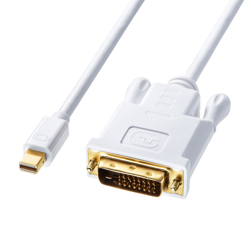ミニDisplayPort-DVI変換ケーブル 2m KC-MDPDVA20