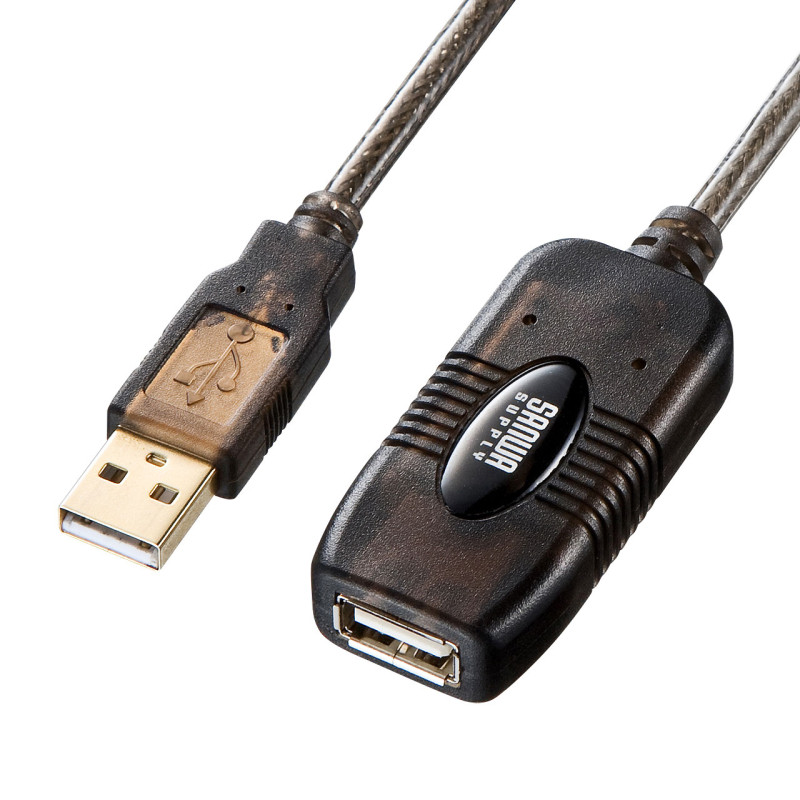 4969887765210 5m延長USBアクティブリピーターケーブル KB-USB-R205N サンワサプライ