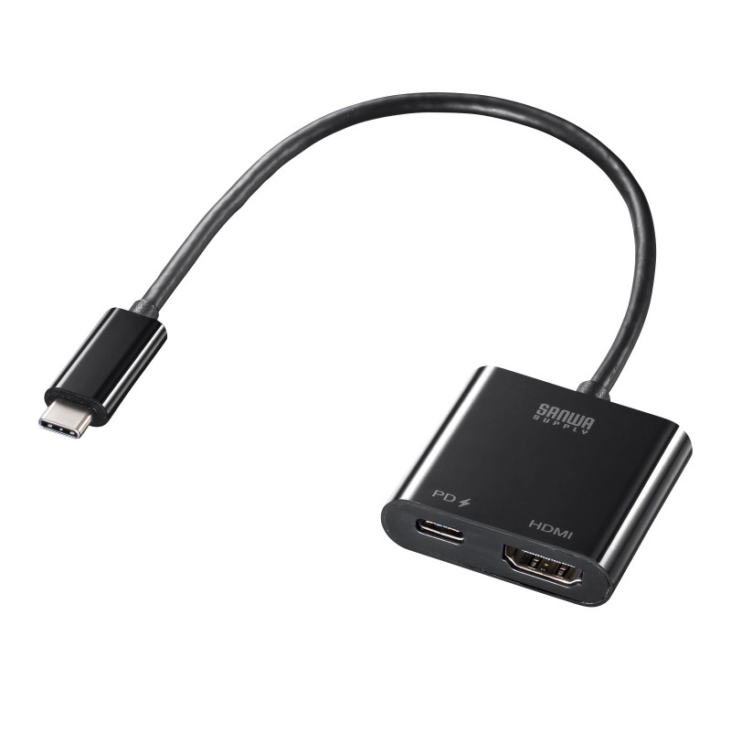 USB Type C-HDMI変換アダプタ(4K/60Hz/PD対応) AD-ALCPHDPD