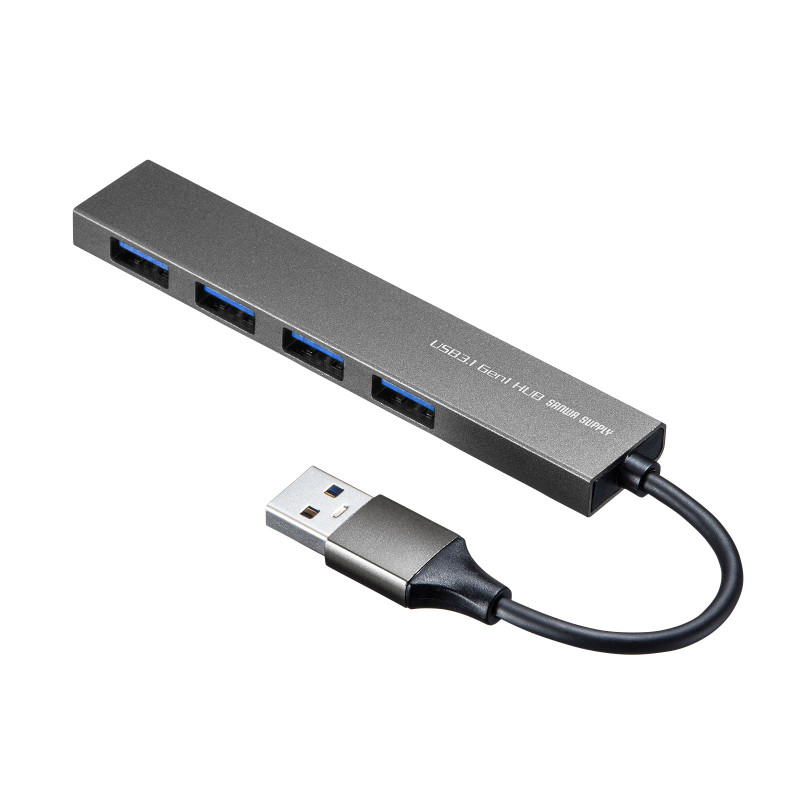 4969887781999 USB3.2 Gen1 4ポート スリムハブ USB-3H423SN サンワサプライ