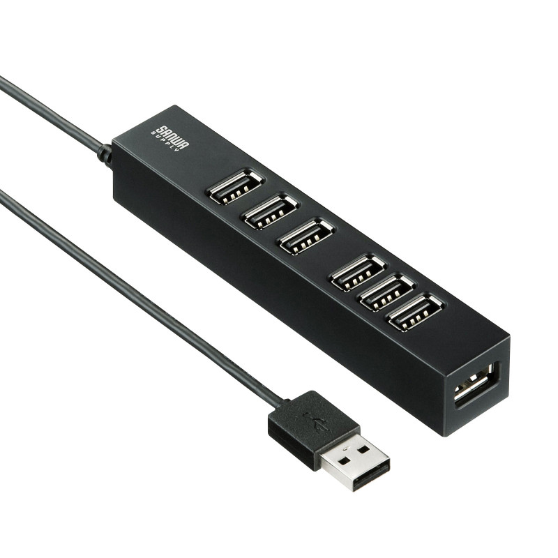 4969887782361 USB2.0ハブ(7ポート) USB-2H701BKN サンワサプライ