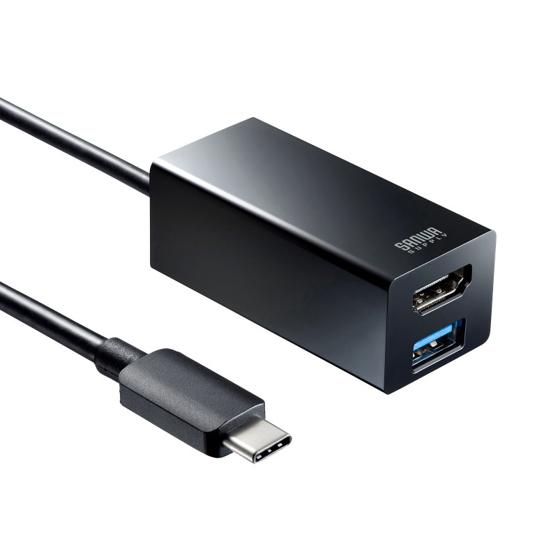 USB Type-Cハブ付き HDMI変換アダプタ USB-3TCH35BK