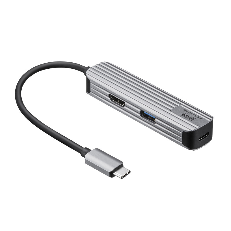 USB Type-Cマルチ変換アダプタ(HDMI付) USB-3TCHP6S