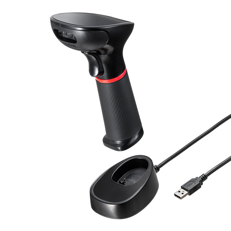 ワイヤレス2次元バーコードリーダー(2.4GHzワイヤレス) BCR-WL2D1BK