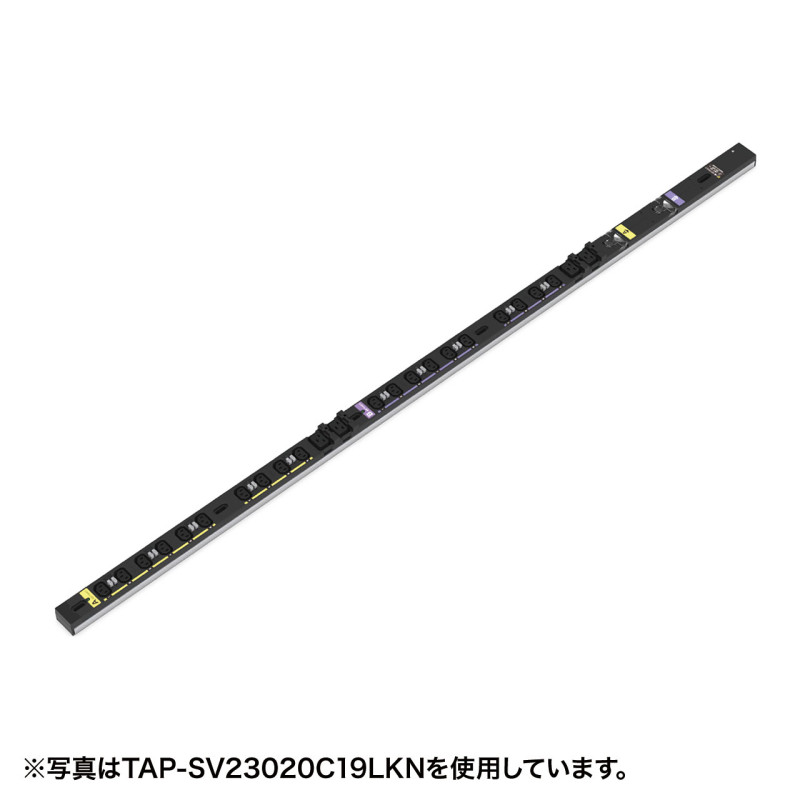 19インチサーバーラック用コンセント 200V(30A) TAP-SV23012C19LKN