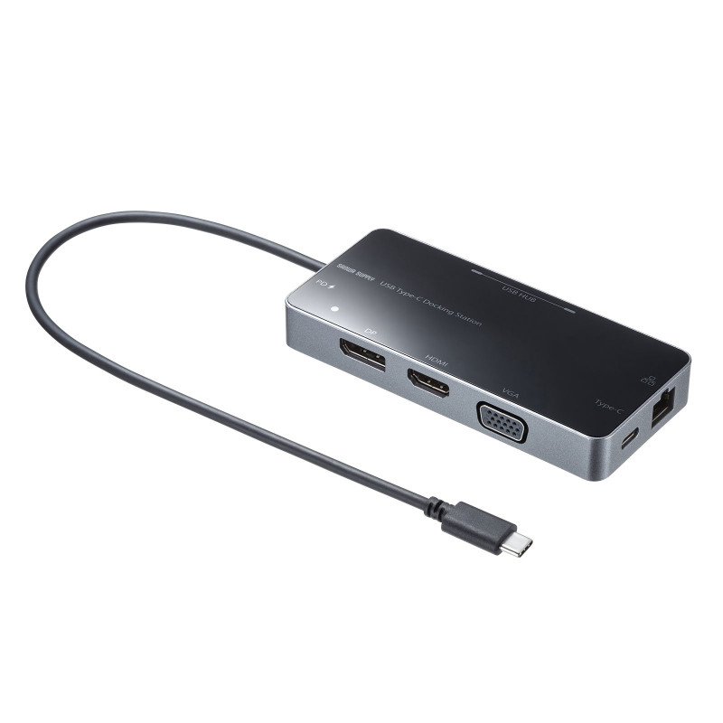 4969887826607 USB Type-C ドッキングステーション USB-DKM2BK サンワサプライ