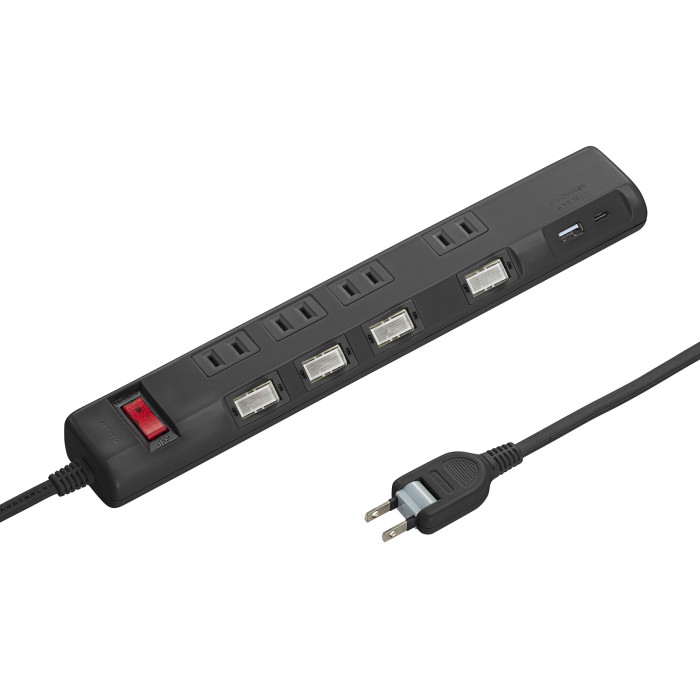 節電タップ TAP-B107UC-1BK