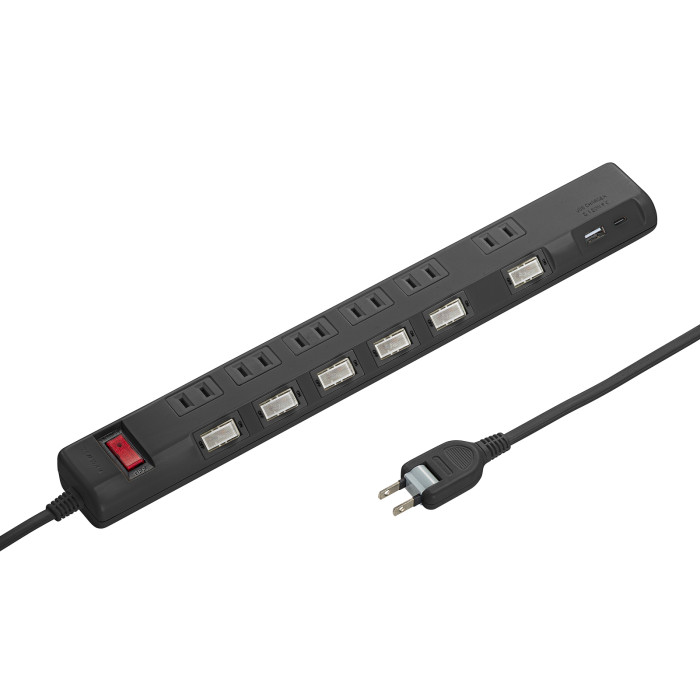 節電タップ TAP-B108UC-3BK
