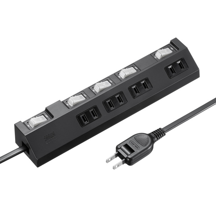 節電タップ TAP-S29-1BK