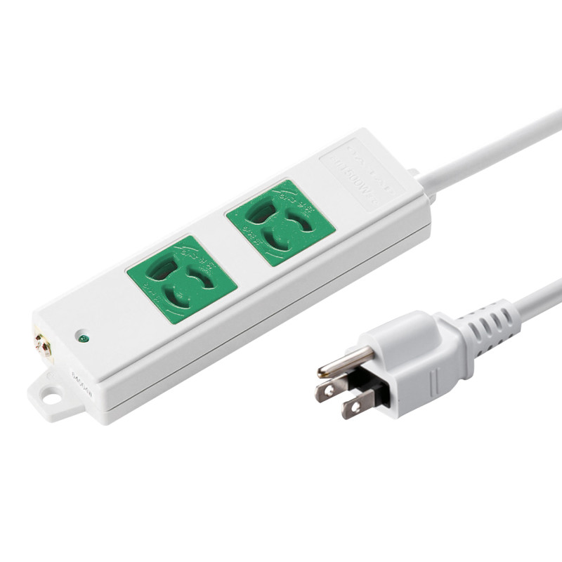 3P、3m、2個口タップ緑色(バックアップ用) TAP-K2-3G