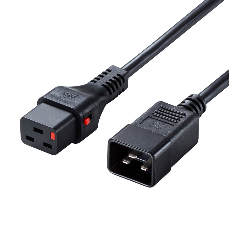 抜け防止ロック電源コード APW15-C20C19LK03