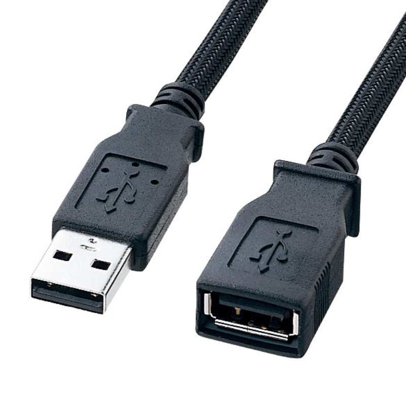 4969887848289 ナイロンメッシュUSB2.0ケーブル KU20-NM20ENK サンワサプライ