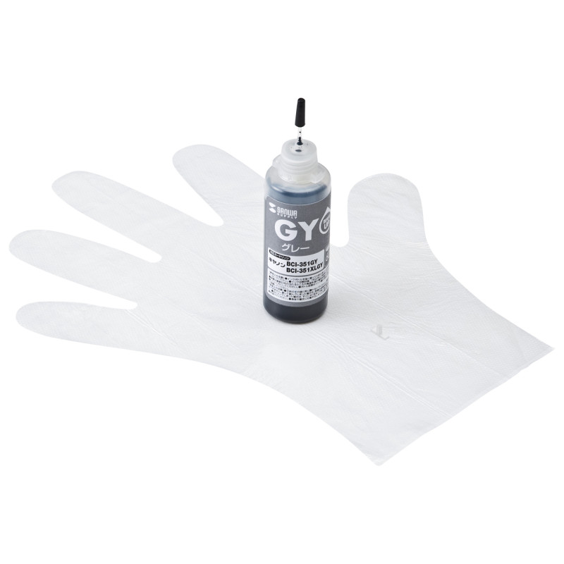 詰め替えインクBCI-351GY用 INK-C351G60