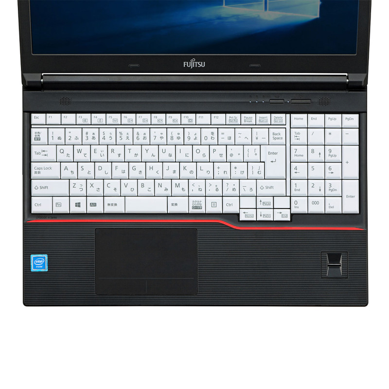 ノート用シリコンキーボードカバー(富士通LIFEBOOKAシリーズ用) FA-SLIFEA2W