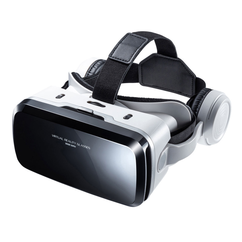 4969887888674 Bluetoothコントローラー内蔵VRゴーグル(ヘッドホン付き) MED-VRG6 サンワサプライ