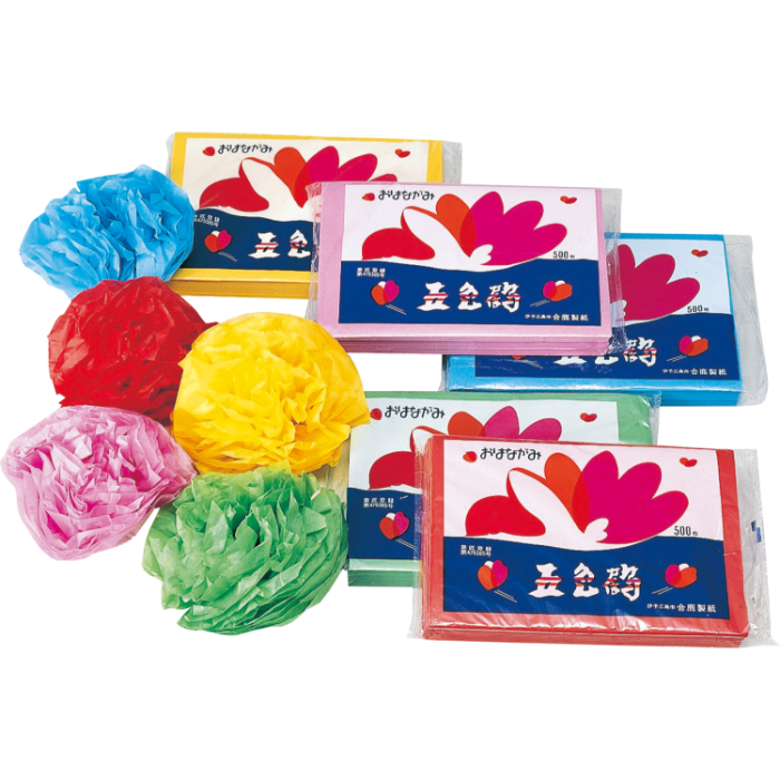 おはながみ あお 500枚入 248x192mm 13930 アーテック