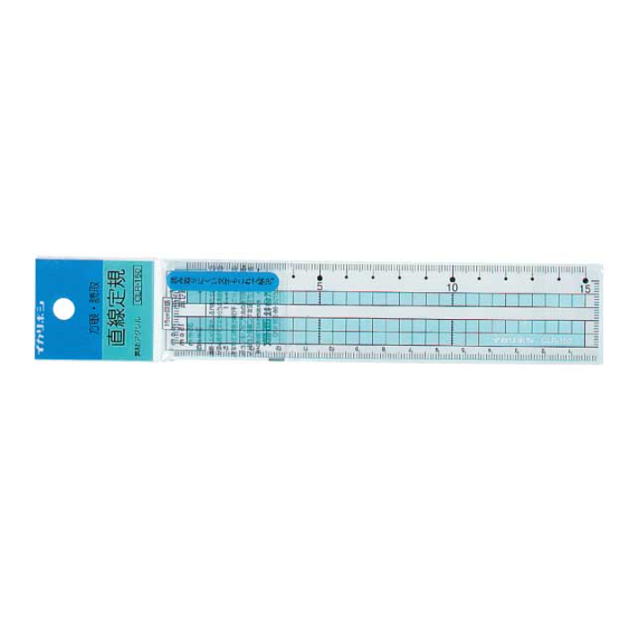 コンピューター読み取り定規15cm 78592