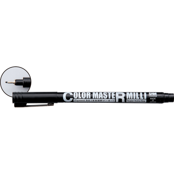 S.M カラーマスター ミリ 0.3mm BK 129161